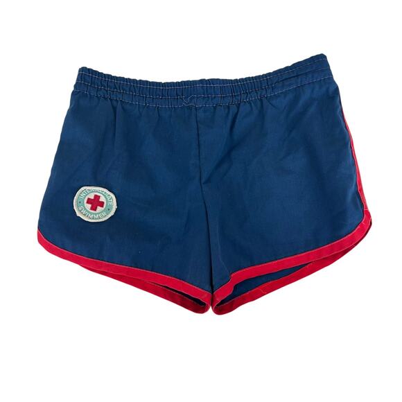 Vintage Intermediate Swimmer Lifeguard Swim Trunks Shorts Sz XS/S